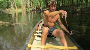 John padding in Congaree National Park, SC, photo credit Susan Baycot-Davis