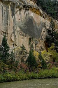 What is now the 50,000 acre Chama River Canyon Wilderness Area and National Wild River was not inventoried as a roadless area by the Forest Service in RARE. Photo: Dave Foreman
