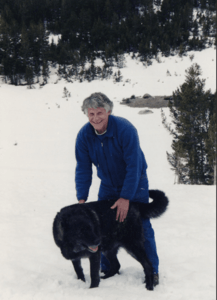 George with Arne, the dog, photo credit: Casey Walker
