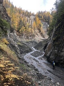 Eklutna River after dam removal.