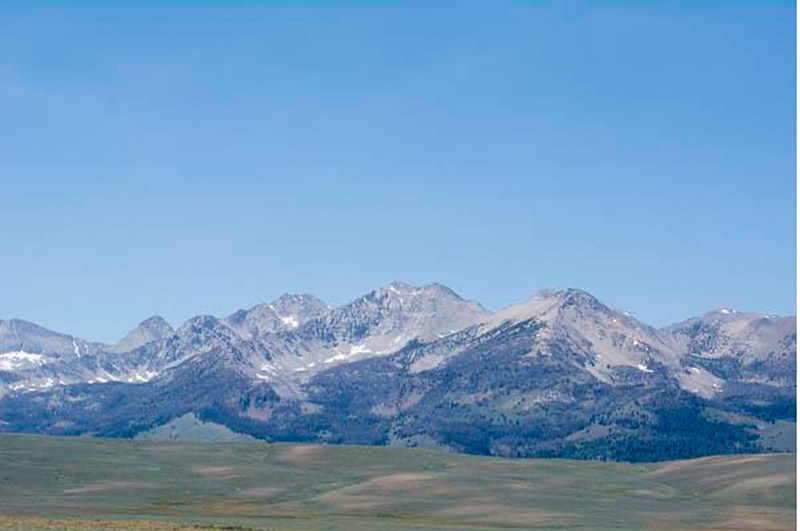 The Pioneer Mountains are located just east of Sun Valley, Idaho. (Photo by George Wuerthner)