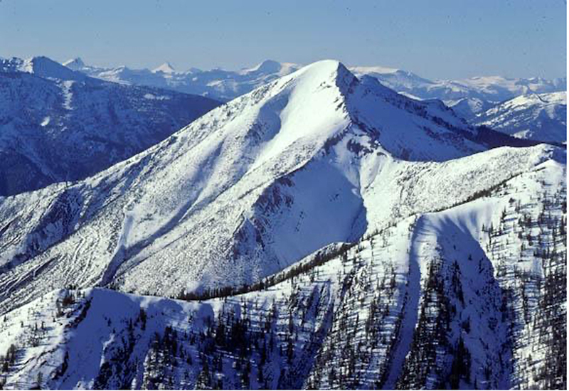 Scarface Mt. Badger Two Medicine, MT. (Photo by George Wuerthner)